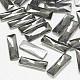 Cabujones de cristal con rhinestone RGLA-T084-5x15mm-03-1