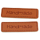 Étiquettes d'étiquettes en simili cuir PURS-PW0001-478A-1