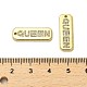 Pendentifs avec zircon cubiques à micro-pavés en laiton KK-K355-51G-3