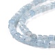 Chapelets de perles en aigue-marine naturelle G-K315-A01-3