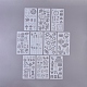 Plastic Drawing Painting Stencils Templates DIY-WH0157-06B-1