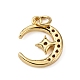 Латунные микропаве прозрачные подвески с фианитом KK-WH0035-69-2
