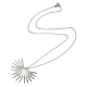 304 collier pendentif en acier inoxydable pour femme NJEW-JN04387-05-4