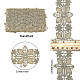 GORGECRAFT 5 Yards Gold Metaillic Embroidery Lace Trim 1.8