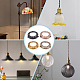 4 Stück 4 Farben Lampenschirm-Haltering aus Eisen FIND-FG0002-64-6