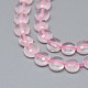 Chapelets de perles en quartz rose naturel G-I249-A15-3