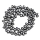 Galvanisierte Muschelperlenstränge&nbsp;BSHE-B009-A01-5x8mm-02-4
