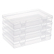 Portable Polypropylene(PP) Mouth Covers Storage Box CON-WH0073-08-1