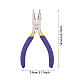 BENECREAT 2 Packs 6 in 1 Bail Making Pliers Wire Looping Forming Pliers with Non-slip Comfort Grip Handle for 3mm to 10mm Loops and Jump Rings PT-BC0002-17B-4