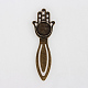 Bronze antique supports fer signet cabochon X-PALLOY-N0084-12AB-NF-1