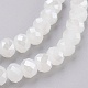 Electroplate Glass Beads Strands X-GLAA-K027-03AB-3