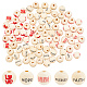 SUNNYCLUE 100Pcs 16mm Natural Wood Beads Hope Faith Love Blessed Believe Round Wooden Beads with Hole Printed Wood Beads Inspirational Greeting Message Bead for DIY Party Farmhouse Decor Crafts Making WOOD-SC0001-41-1