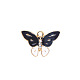 Zinc Alloy Enamel Butterfly Jewelry Pendant ENAM-TAC0007-08B-1