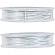 BENECREAT 165-Feet 0.017inch (0.45mm) 7-Strand White Bead String Wire Nylon Coated Stainless Steel Wire for Necklace Bracelet Beading Craft Work TWIR-BC0001-03A-02-5