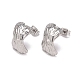 304 Stainless Steel Stud Earrings for Women EJEW-D095-16P-1