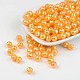 Perles rondes en acrylique poly styrène écologique coloré à facettes SACR-K001-8mm-74-2