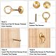 GORGECRAFT 6 Sets Drawer Drop Pull Rings Cabinet Pulls Handle Alloy Door Knobs Single Hole Decorative Hardware Doorknob Accessories with Screws for Home Office Kitchen Bathroom Dresser Cupboard FIND-WH0110-352-6