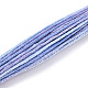 10かせ 6層ポリエステル刺繍フロス  クロスステッチの糸  セグメント染め  ライラック  0.5mm  約8.75ヤード（8m）/かせ OCOR-K006-A69-2