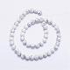 Synthetic Howlite Bead Strands G-F425-37-8mm-2