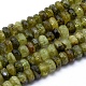 Natural Green Garnet Beads Strands G-K223-22-12mm-1
