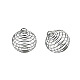 Ciondoli a gabbia di perline a spirale in ferro BECA-PW0001-12C-1