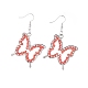 Glass Dangle Earrings EJEW-JE03922-2