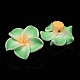 Handmade Polymer Clay 3D Flower Plumeria Beads CLAY-Q192-15mm-M-2