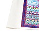 チャクラ布壁掛けタペストリー  トリッピーヨガ瞑想タペストリー  タペストリー  家の装飾のための  長方形  紫色のメディア  653~665x345~349x1mm HJEW-M003-03C-5