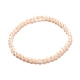 Bracelet extensible en perles rondelles de verre à facettes pour enfant BJEW-JB06807-16-1