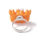 6 Uds. Conjunto de anillos ajustables de resina con tema de animales marinos de 6 estilos RJEW-JR00619-5