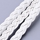 Cordones trenzados de cuero de imitación X-LC-S002-5mm-03-2