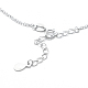925 подвесные стерлингового серебра ожерелья STER-L055-026P-3
