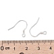 Sterling Silver Earring Hooks X-STER-E046-01S-3