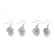 Natural Mixed Gemstone Dangle Earrings EJEW-K080-A-2