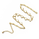 Set di gioielli con bracciale e collana con maglie a cuore BJEW-S121-05-3
