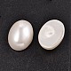 Oval Half Drilled Shell Pearl Beads BSHE-N003-10-1