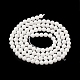 Perlenstränge aus kubischen Zirkonia-Imitationsperlen ZIRC-P109-03A-09-3