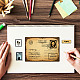 GLOBLELAND Vintage Postcard Clear Stamps Retro Postmark Postage Silicone Clear Stamp Seals for Cards Making DIY Scrapbooking Photo Journal Album Decoration DIY-WH0167-56-939-2