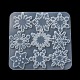 Moules en silicone pour pendentif flocon de neige DIY-G100-01D-5