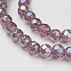 13 inch Faceted Round Glass Beads GF6mmC29S-2