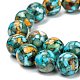 Chapelets de perles en turquoise synthétique G-C180-06B-3