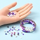DIY Letter & Imitation Pearl & Heishi Beads Bracelet Making Kit DIY-YW0005-23D-6