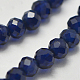 Chapelets de perles de pierres précieuses synthétiques X-G-K207-01B-02-3