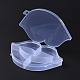 5 caja de plástico transparente rejillas CON-B009-05-4