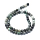 Fili di perle di quarzo smeraldo naturale G-F715-104A-2