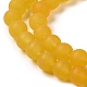 Naturali tinti perle di giada fili G-M402-B01-4