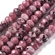 Dyed Natural Malaysia Jade Rondelle Beads Strands X-G-E316-2x4mm-38-1