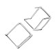 SHEGRACE Awesome Rhodium Plated 925 Sterling Silver Ear Studs JE591A-1