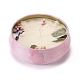 Bougies en fer blanc imprimées licorne rose DIY-P009-A09-2