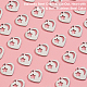 UNICRAFTALE 200pcs Heart with Moon & Star Charms Stainless Steel Pendants Metal Small Hole Charms for Jewelry Making STAS-UN0029-73-5